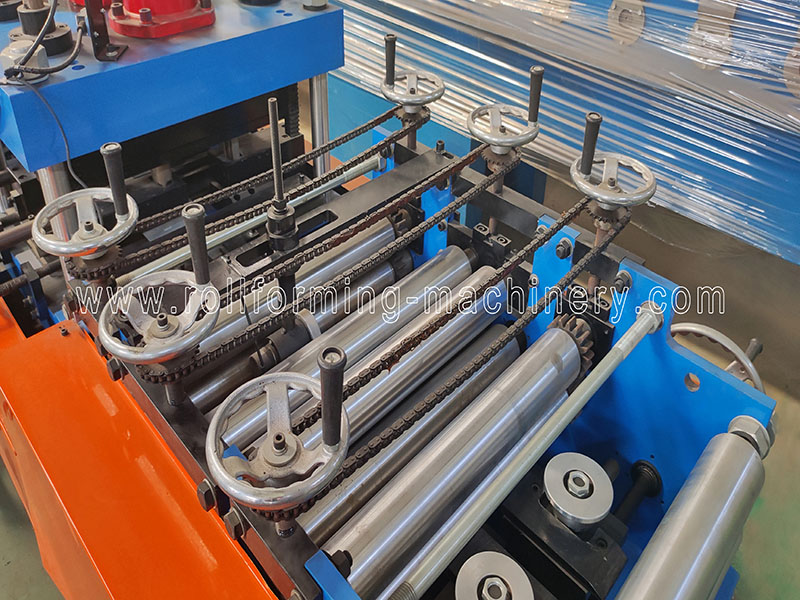 Manual Quick Change CU PurlinRoll Forming Machine 